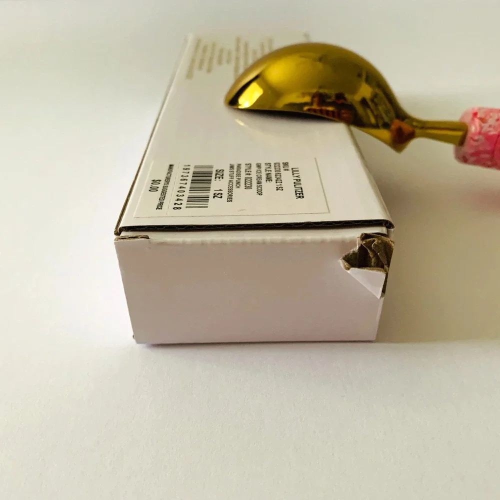 NIB Lilly Pulitzer Ice Cream Scoop Jims Stuff Sun Faces 2026 GWP Party Preppy